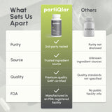 PartiQlar NMN 500mg - etiquetas y lista de ingredientes clave