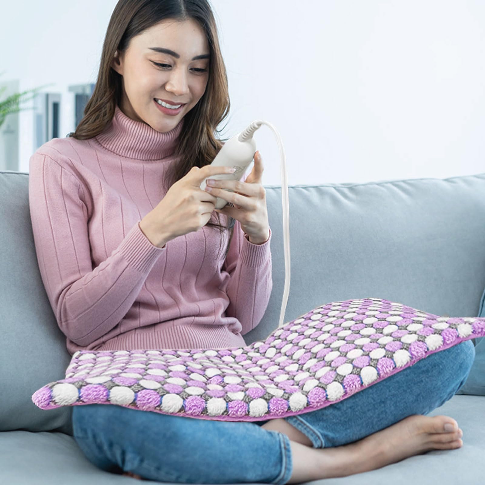 Almohadilla Pasonio de dos caras micro felpa suave para uso comodo diario
