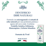 Pasta del Capitano 1905, pasta natural con hierbas para limpieza suave.