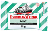 Pastilla de menta Fisherman's Friend sin azúcar para disolver.