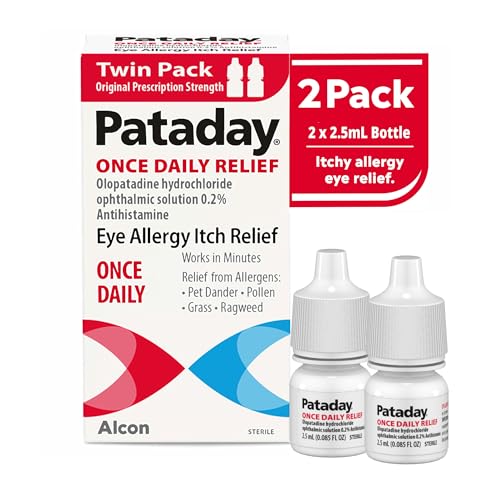 Pataday Alivio Diario ritual diario sencillo para alergias oculares.