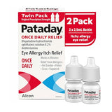 Pataday Alivio Diario ritual diario sencillo para alergias oculares.