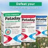 Pataday ingrediente clave recomendado por médicos para alergias oculares.