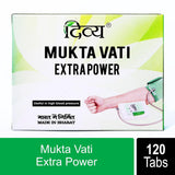 Patanjali Divya Mukta Vati: envase con tabletas para apoyo al equilibrio nervioso