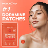 PATCH4U Dopamine Patches: aplicación en la piel cómoda para uso de 8 horas