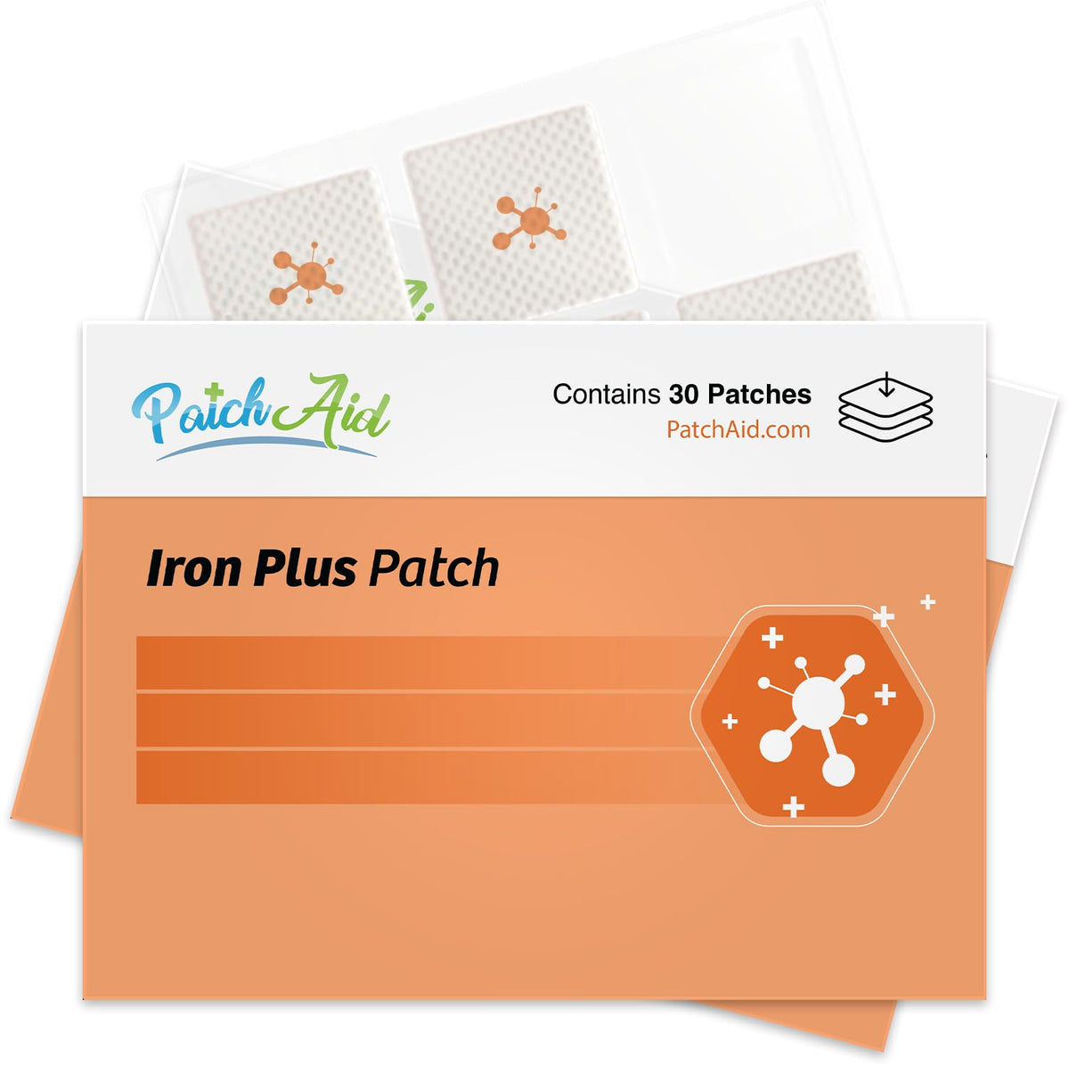 PatchAid Iron Plus parche para aplicación diaria, cómodo.