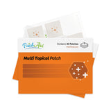PatchAid Multi Plus: caja con dos parches, opción conveniente para uso diario.