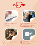 PatchMD Iron Plus evita ingredientes no deseados para una aplicación más limpia y simple.