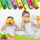 Patelai curitas con dibujos divertidos, coloridas y resistentes al agua para jugar.