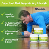 Patriot Power Greens: bote de polvo listo para uso diario.