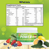 Patriot Power Greens: vitaminas y minerales para el bienestar general.