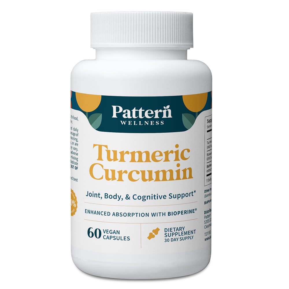 Pattern Wellness Curcuma - botella de curcuminoides para movilidad