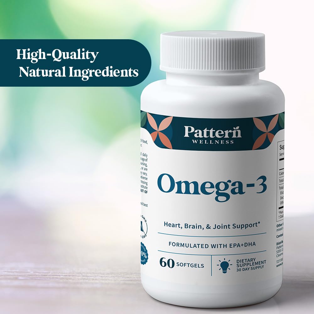 Omega3 Pattern Wellness derivado de pescado peruano para nutrición consciente.