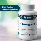 Omega3 Pattern Wellness derivado de pescado peruano para nutrición consciente.