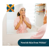 Uso diario de Pattern Wellness Omega3 Softgels para un estilo de vida activo.