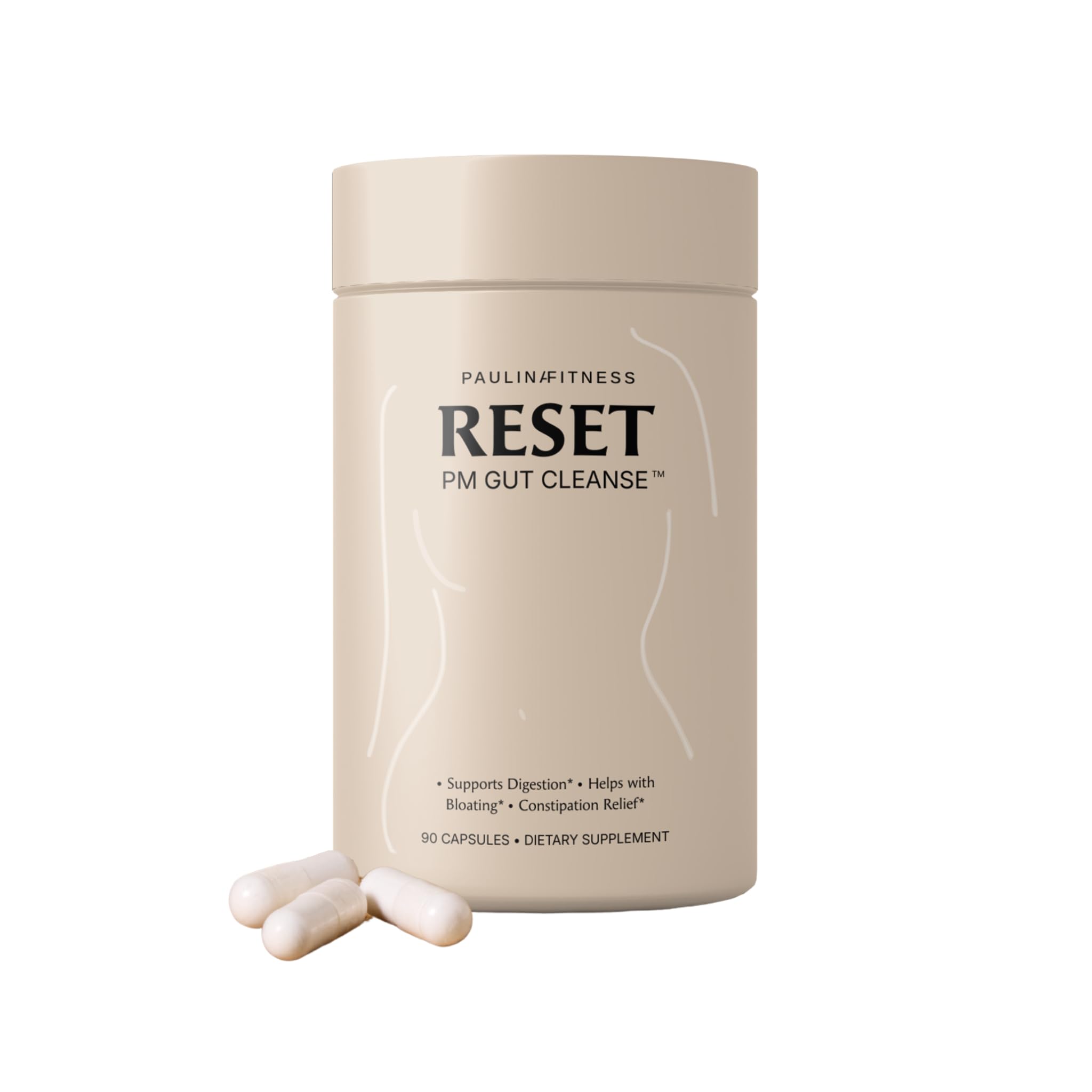Paulina Fitness Reset Nocturno: botella para apoyo digestivo nocturno