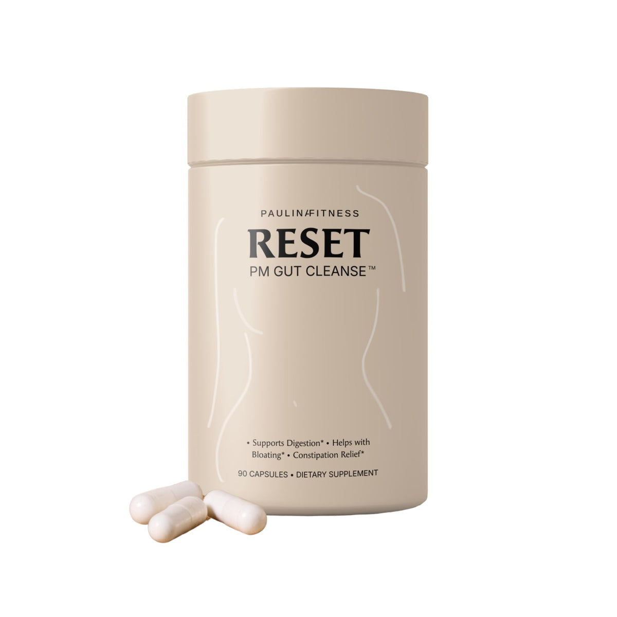 Paulina Fitness Reset Nocturno: botella para apoyo digestivo nocturno