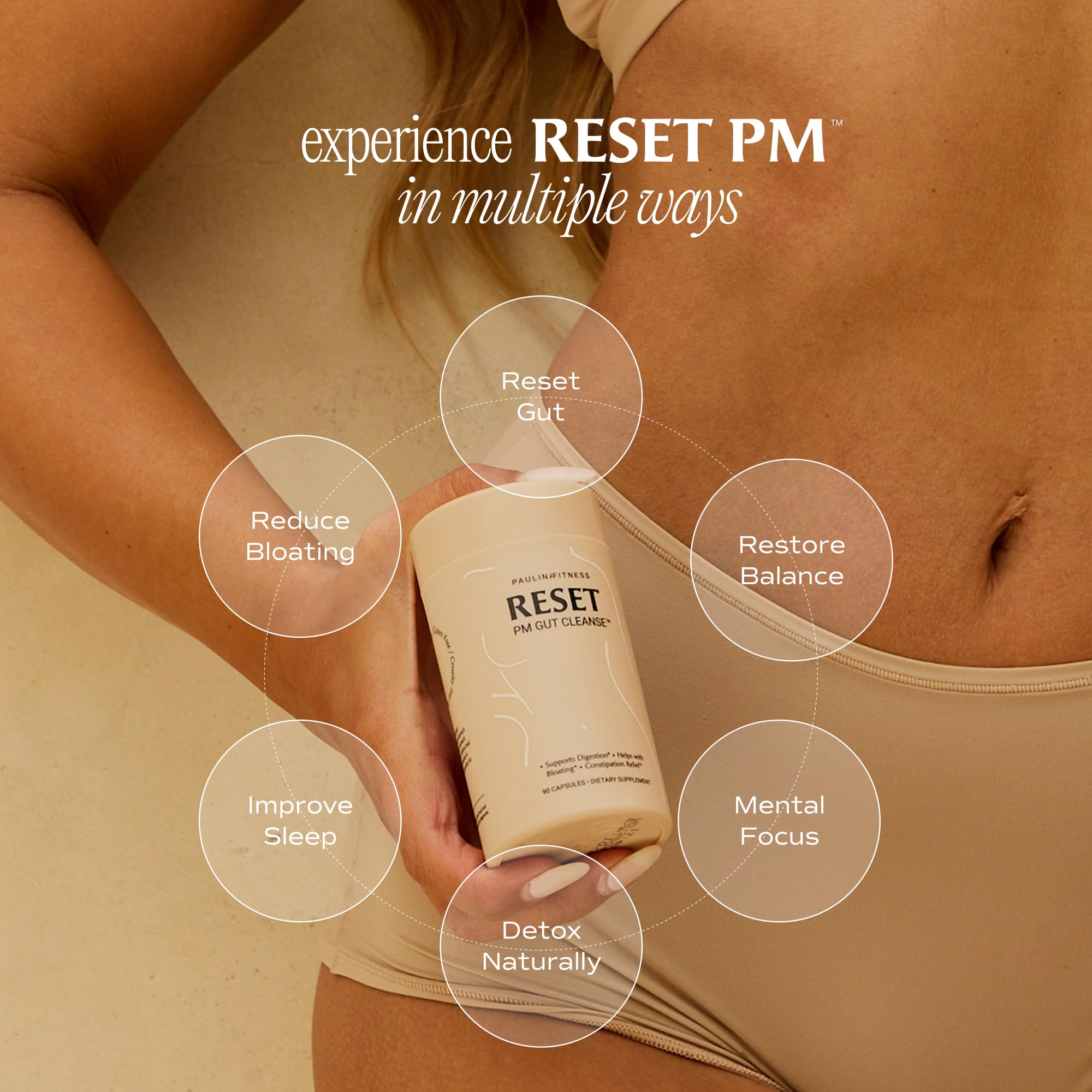 Paulina Fitness Reset Nocturno: caja atractiva para compra segura