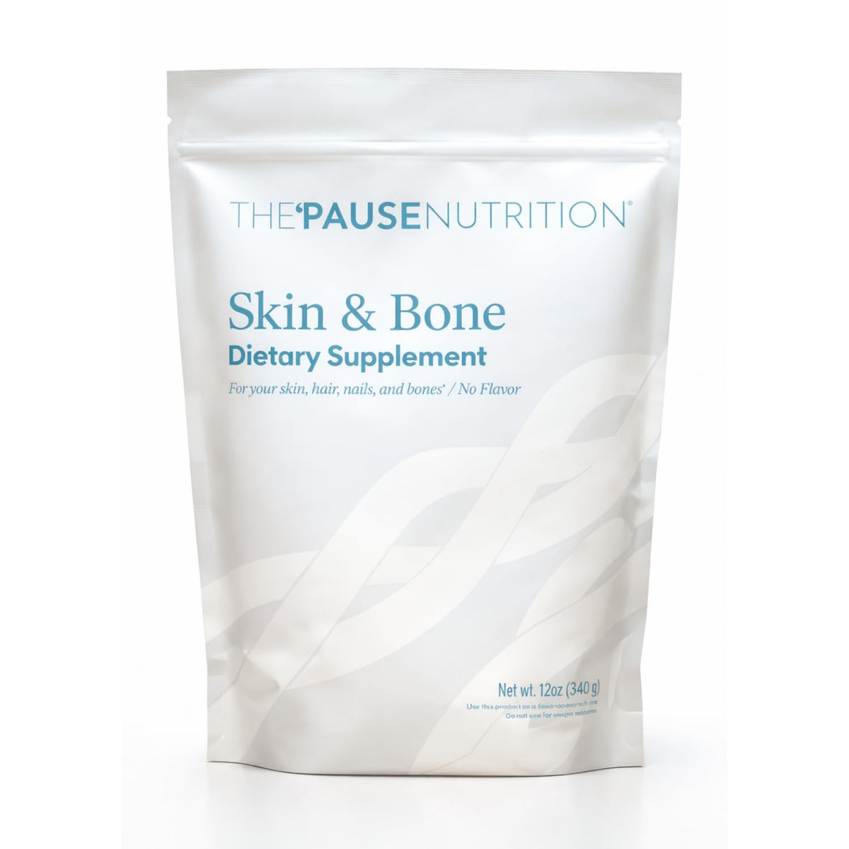 Pause Life Skin & Bone: empaque del polvo para apoyar piel y huesos en la rutina diaria.