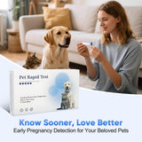 Kit de prueba de embarazo para perro de PawsXfun en casa