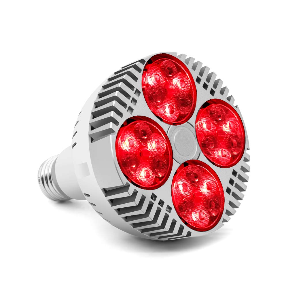 PDGROW lámpara de luz roja para uso doméstico con 660nm y 850nm