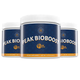 Peak Biome Peak BioBoost en lata sin sabor, apoyo diario a la regularidad intestinal.