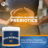 Peak Biome Peak BioBoost taza con té para incorporar fácilmente.