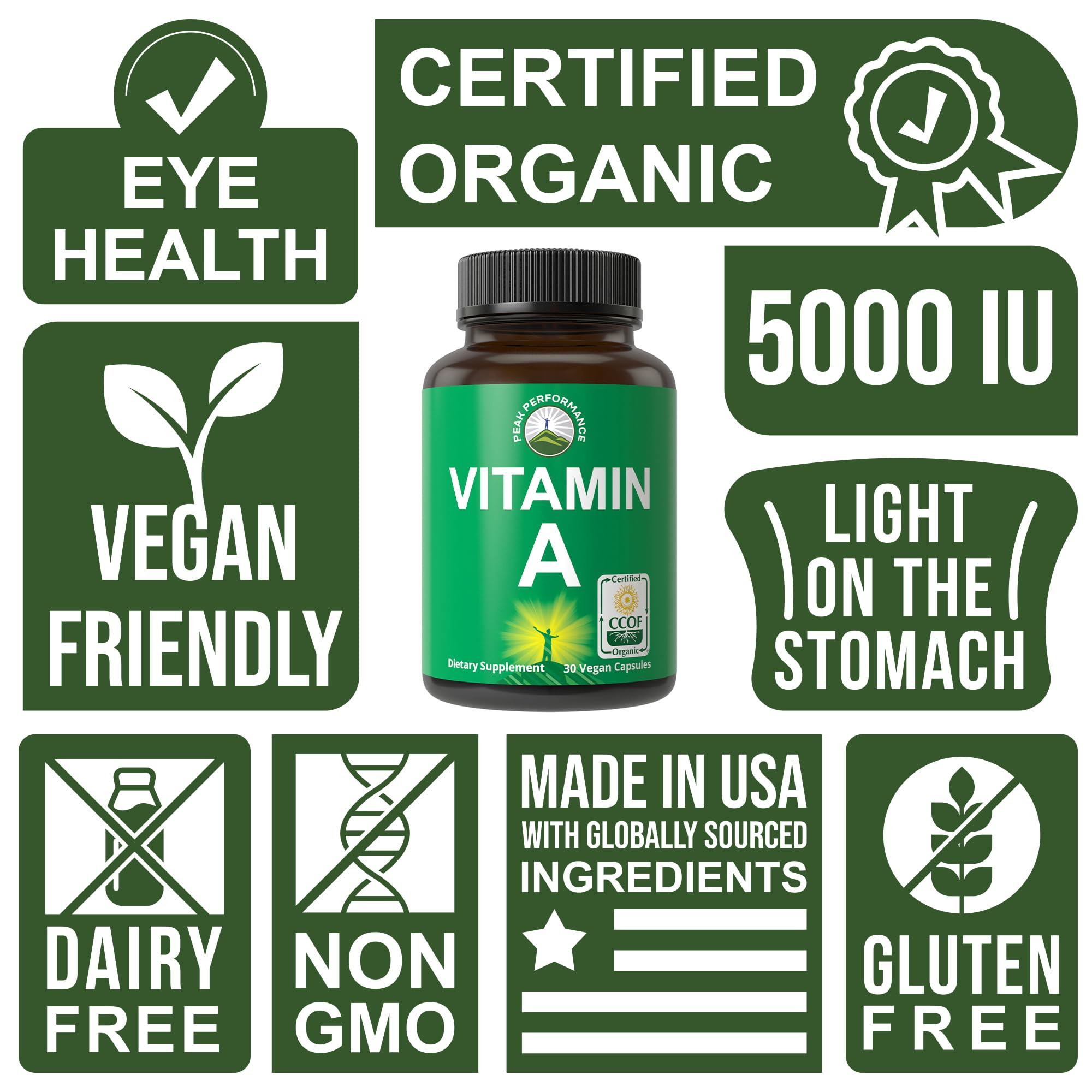 Peak Performance fórmula vegana sin gluten para estilo de vida consciente