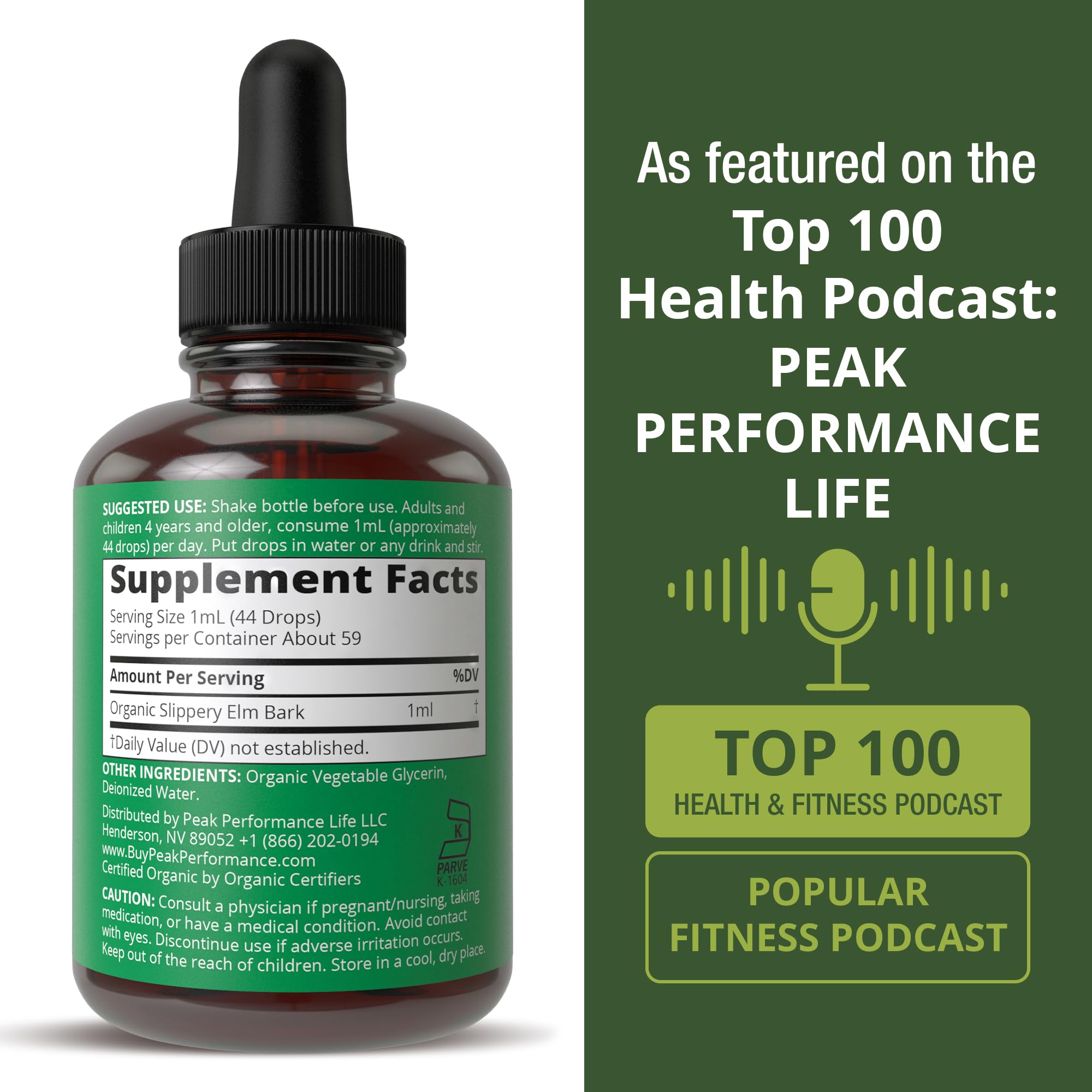 Peak Performance: frasco compacto, ideal para llevar y usar en casa.