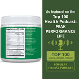 Peak Performance granulado-jugo-granada-organico para mezclas fáciles.