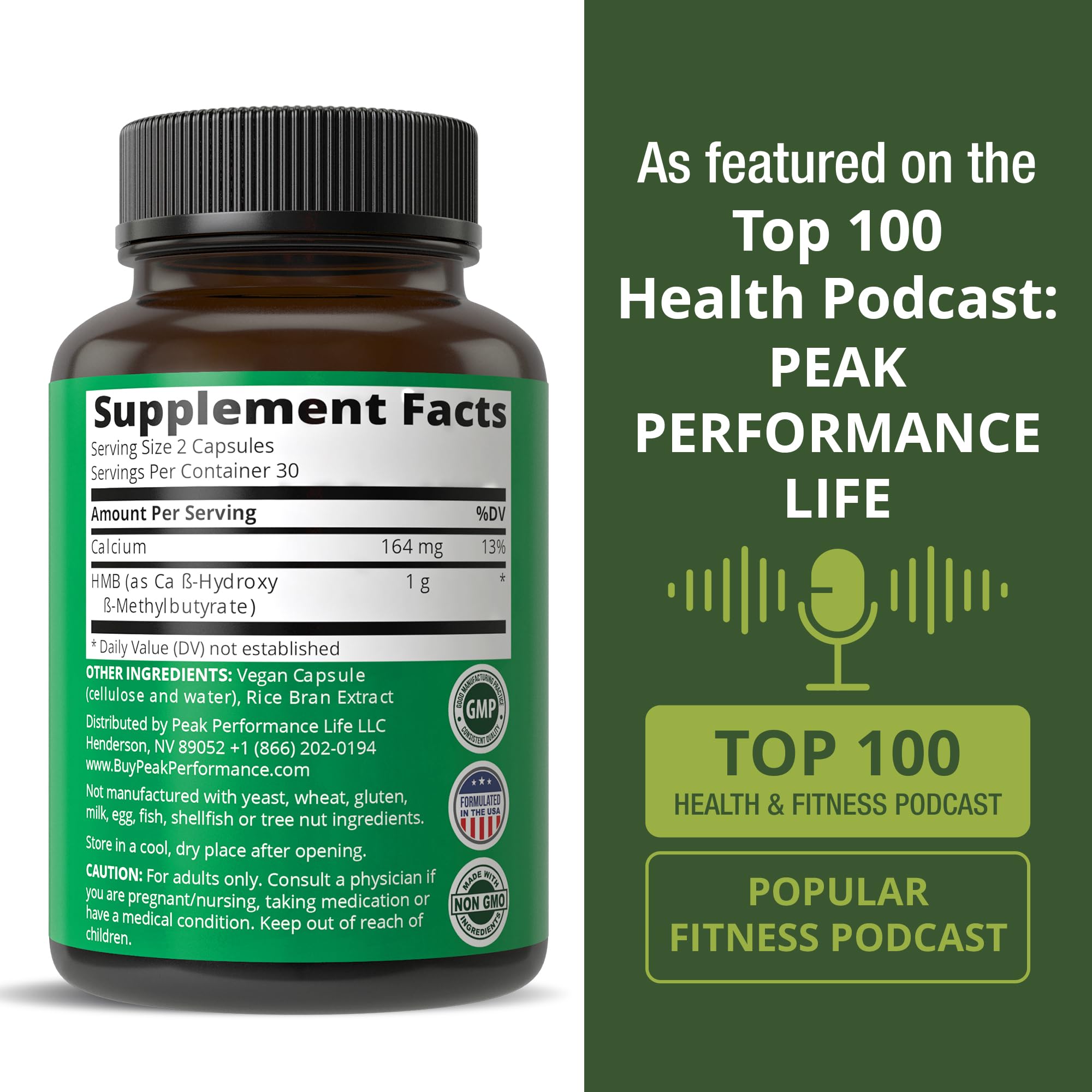 Uso diario de Peak Performance HMB para soporte muscular