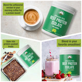 Batido de Peak Performance Proteína de Carne, mezcla suave para after workout.