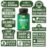Peak Performance Synbiotic cápsulas vegetales, opción vegana para diario.