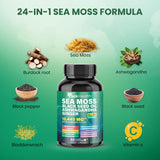 Peakhealth Curcuma, Panax ginseng y Rhodiola, cápsulas multi-energía