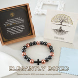 Cuentas magnéticas hematita de 10 mm en pulsera PEALICIOUS.