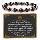 Pulsera magnética de cobre PEALICIOUS para mujeres, elegante y cómoda para uso diario.