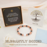 PEALICIOUS pulsera cobre mujer vista general en la muñeca