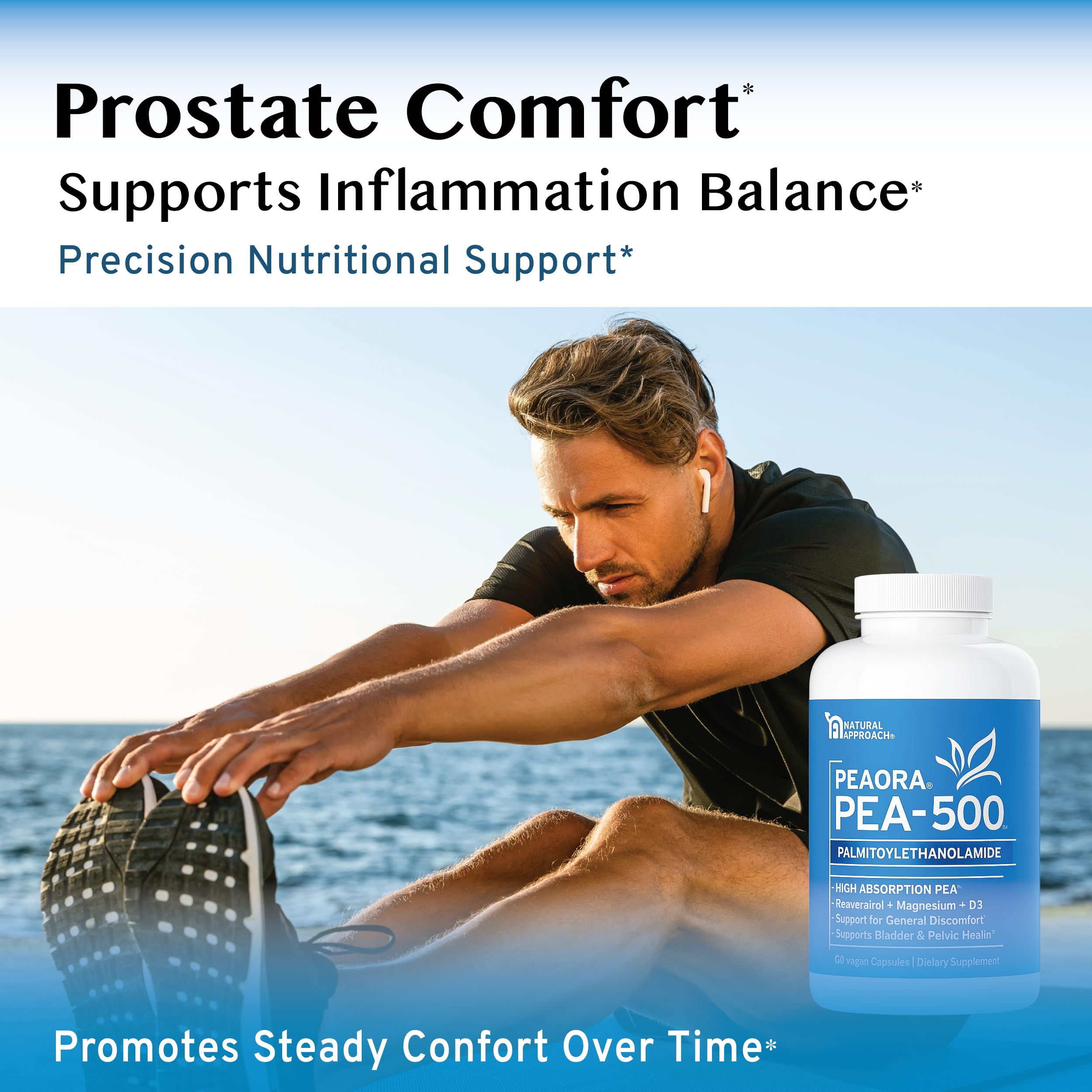 Componentes clave: BIO-PEA y resveratrol presentes en PEAORA PEA-500.