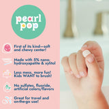 Pearl Pop diseño divertido que fomenta hábitos de cepillado.