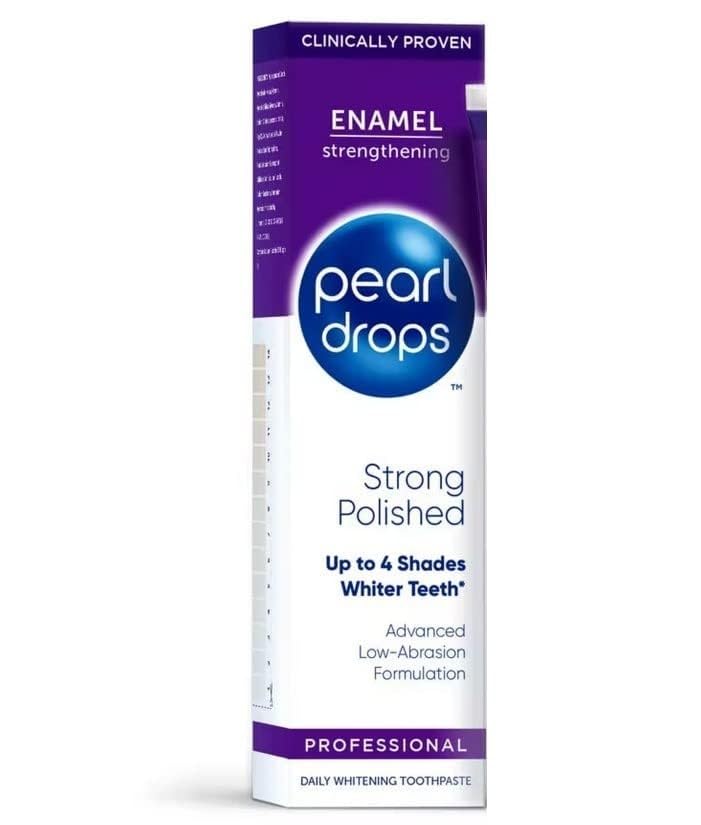 Pearl Drops Strong White, pasta dental: sensación de frescura menta durante el cepillado