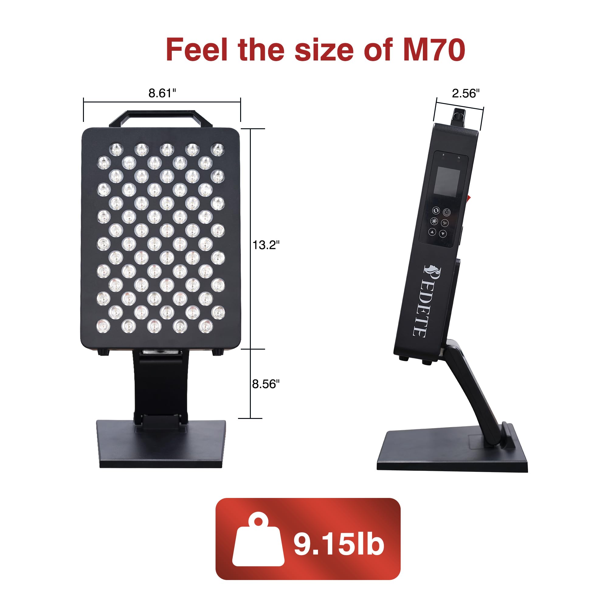 Pedete M70 panel kit incluido y manual