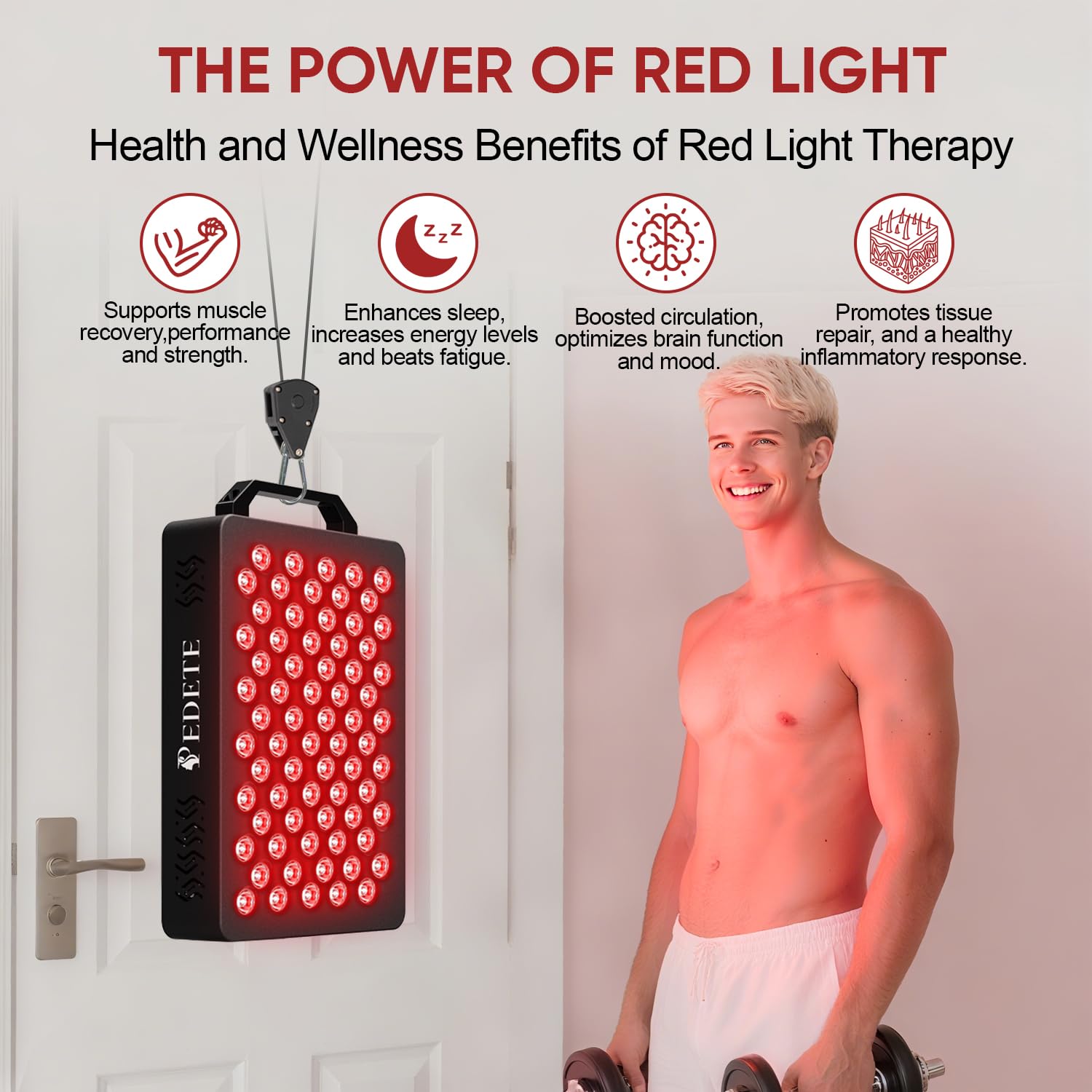 Pedete M70 panel luz infrarroja 810nm para penetración profunda suave