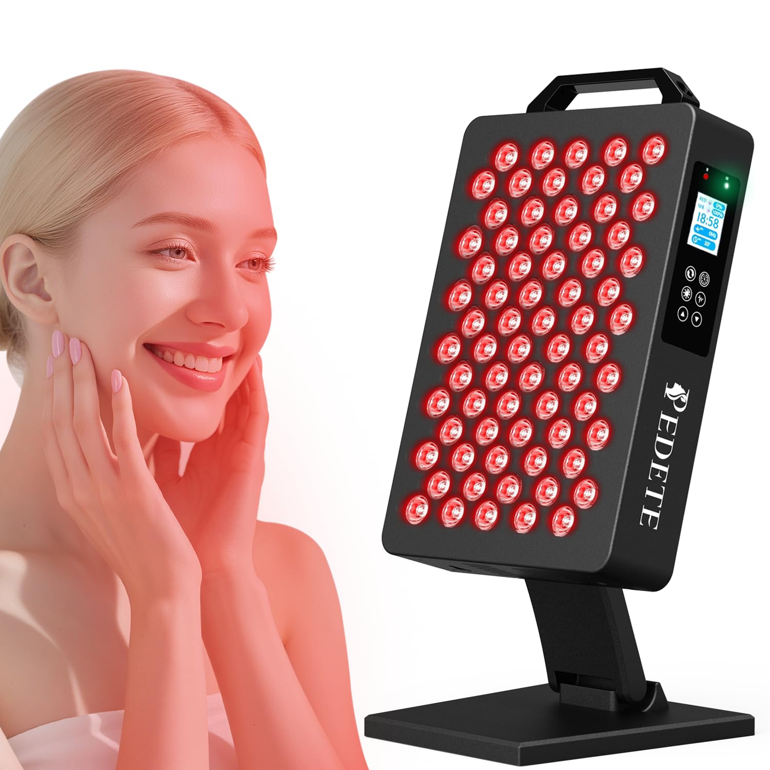 Pedete M70 panel luz roja 630nm para cuidado de la piel