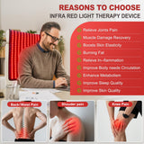 Pedete panel luz roja para abdomen, confort en la zona media