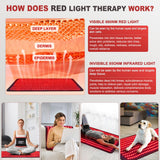 Pedete panel luz roja para hombros, mejora la movilidad