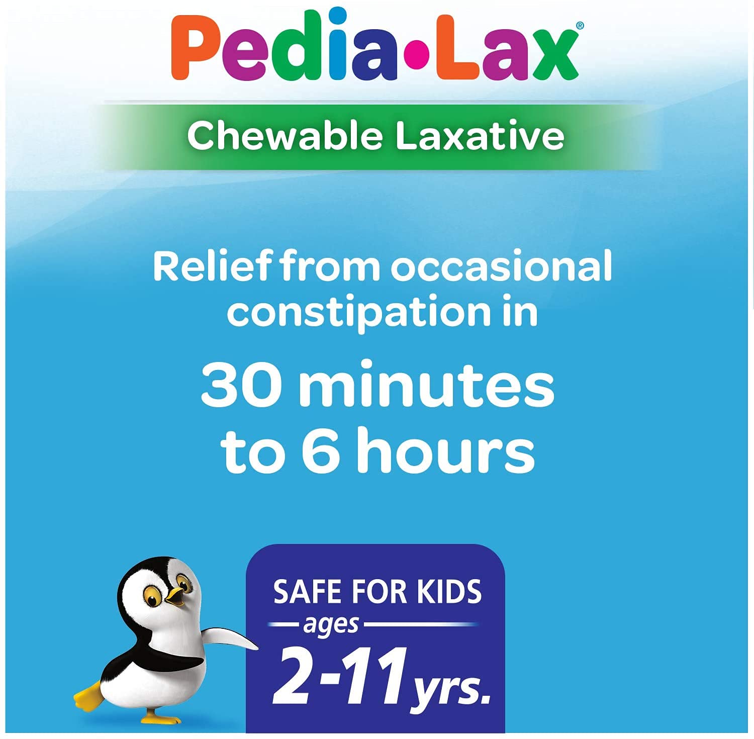 Pedia-Lax paquete de 3 cajas, empaque práctico para familias.