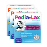 Supositorios de glicerina Pedia-Lax para niños 2-5 años, alivio suave.