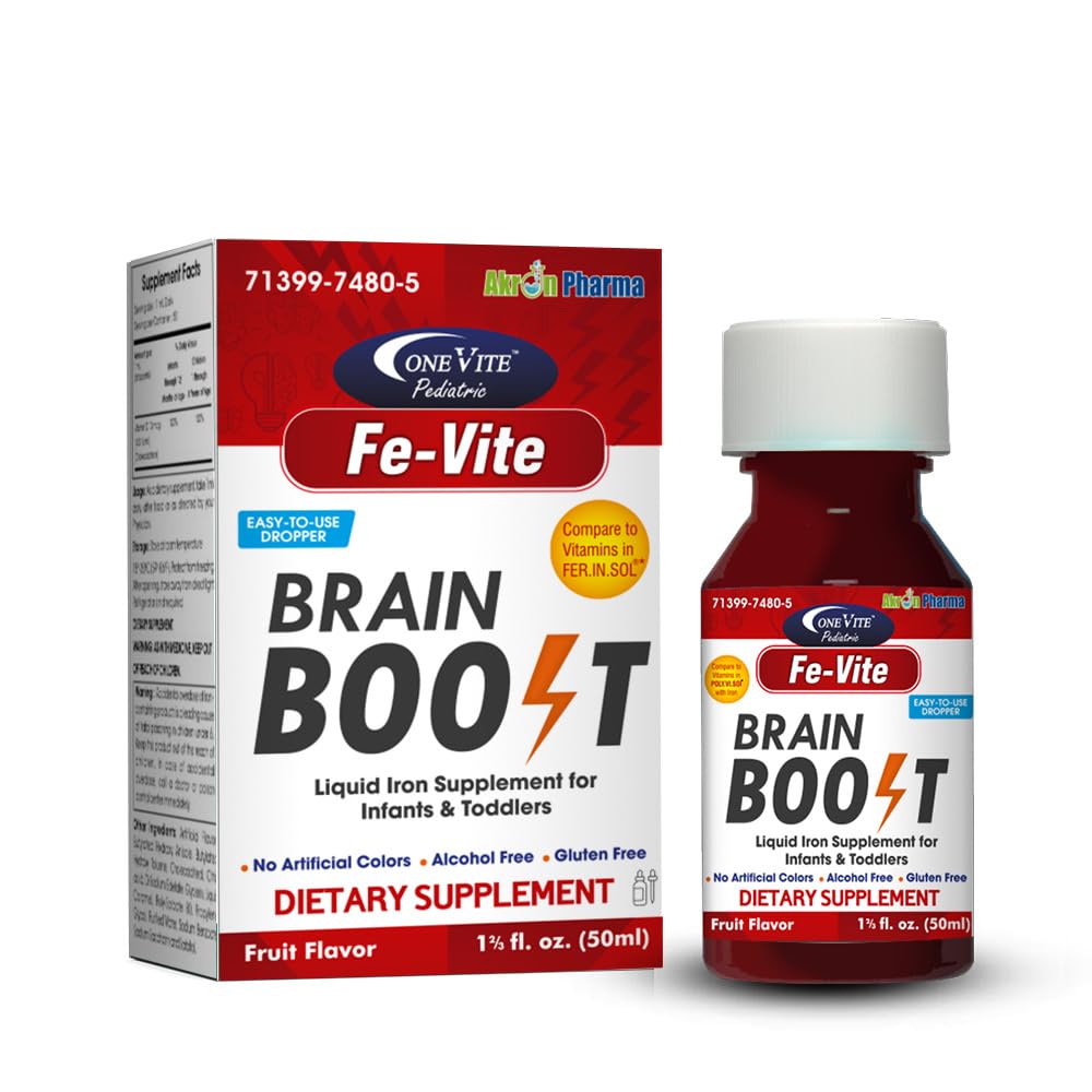 Pediatric FE-Vite Drops en botella de 50 ml para apoyo diario
