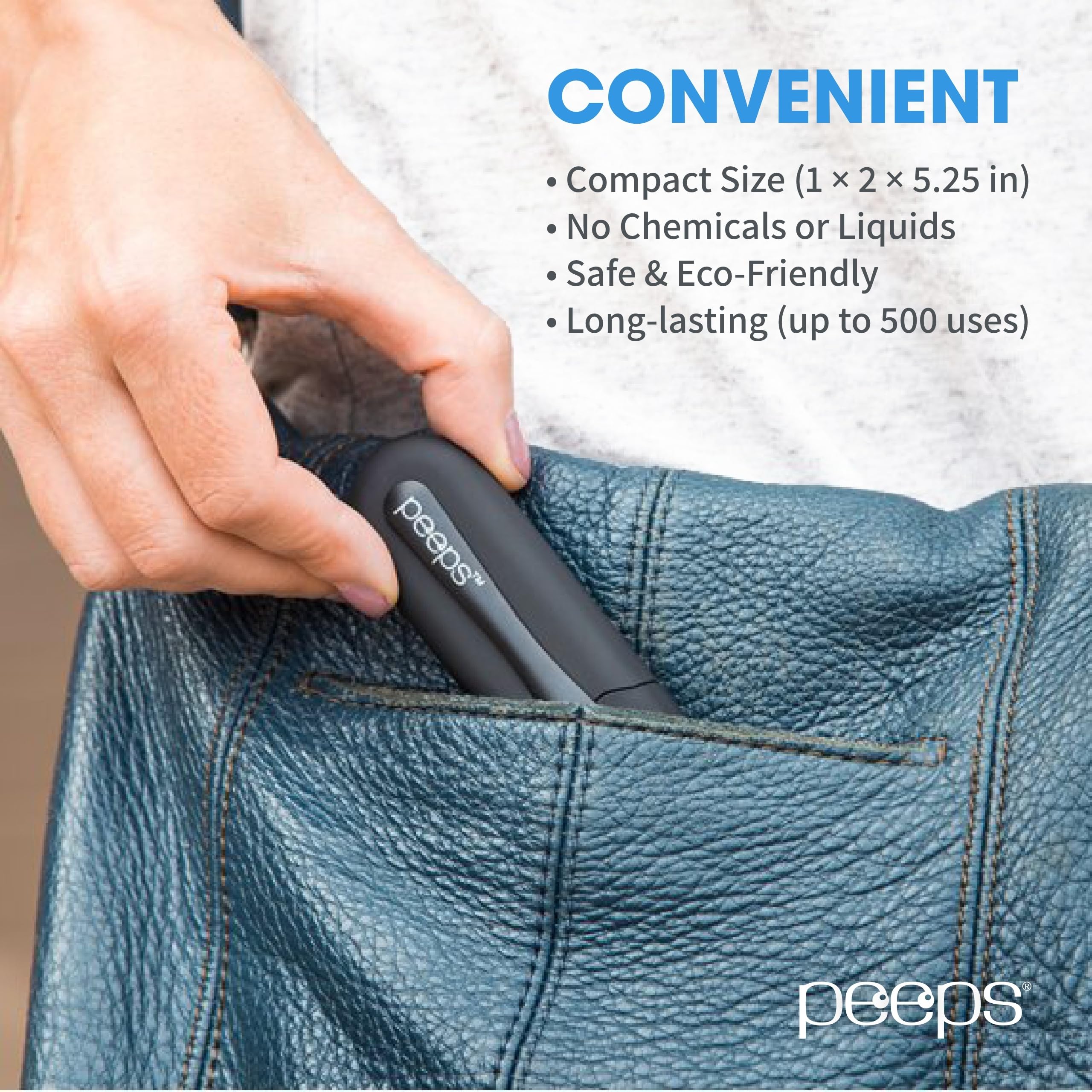 Pack de dos Peeps morado: opción práctica para tu bolso