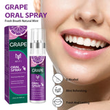 spray PEGO sabor uva para aliento fresco al momento.